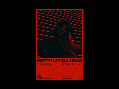 BRUTALISM - DAILY POSTER DESIGN #16 design graphic graphic design poster poster art poster design print print design printing