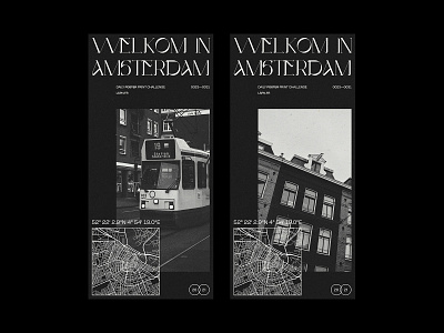 AMSTERDAM - DAILY POSTER DESIGN #23 design flyer flyer design graphic graphic design print print design printing typeface