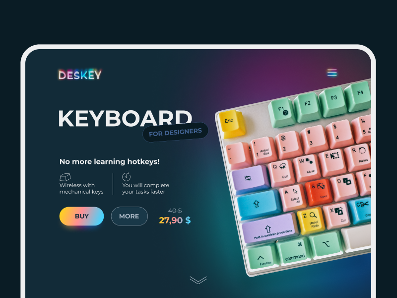 First screen concept | Keyboard for designers by Marina Sevostyanova on ...