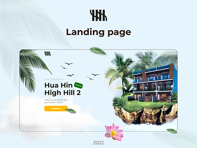 Hua Hin High Hill 2 design landing ui ux web web design