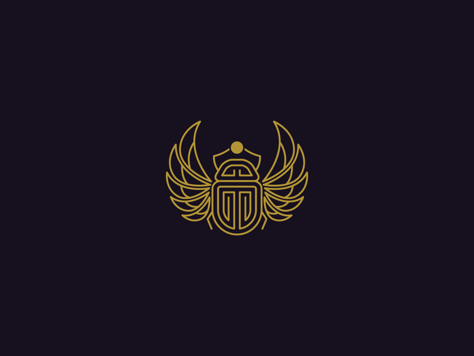 scarab logo by Vincenzo Famoso on Dribbble