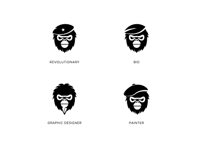 Gorilla design adobe illustrator animal brand branding design illustration logo logodesign modern symbol vector