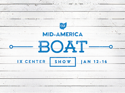 Mid-America Boat Show Lock-Up boat boat show cleveland marina nautical ohio shiplap wharf