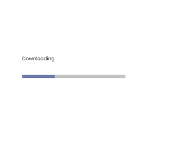 Dailyui 086 Progress bar