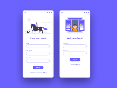 Daily UI - 001 Signup Signin dailyui 001 figmadesign login page mobile app sign up sign up page signin ui design ui designers