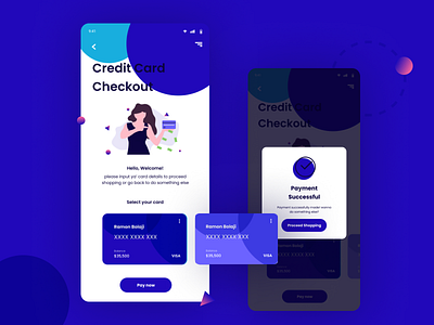 Daily UI 002 - Credit Card Checkout Page cards checkout credit card payment creditcard dailyui002 design figmadesign illustration mobile app ui ui design ui designers