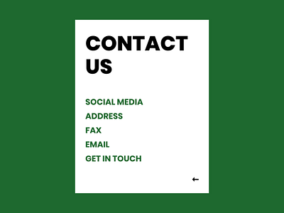 dailyui 028 Contact Us