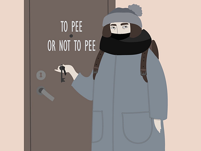 to pee or not to pee girl home pee question topeeotnottopee winter