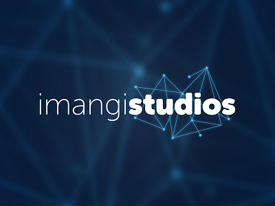Imangi Studios Poly Logo brand dot geometric line logo mark
