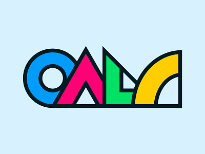Central Arkansas Library System Logo Concept arkansas branding bright colors cals colorful few library little rock logo thick lines