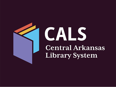 Central Arkansas Library System Logo Concept arkansas book brand cals central arkansas library library card library system littlerock logo logo 2d shirt