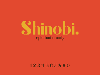 shinoby with miranda font