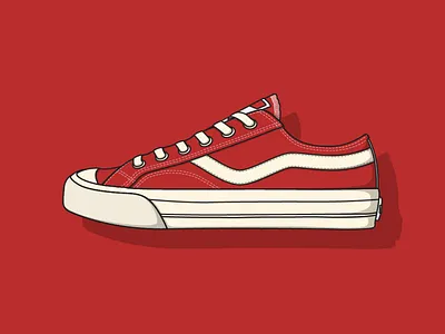 SNEAKER OUTLINE ILLUSTRATION | VENTELA SHOES basketball branding catalogue design flat icon illustration illustrator minimal nike nike air product red shoes sneaker sneaker art sneaker illustration sneakerhead sneakers white