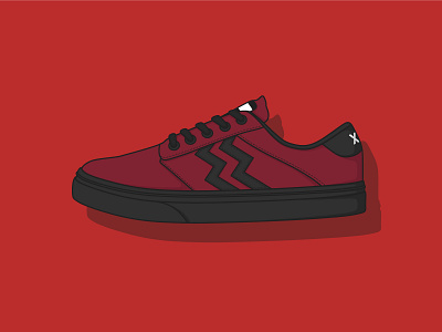 Geoff Max Gavin Sneaker Illustration