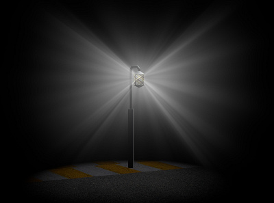 Lamppost (C4D) 3d ac mannan c4d lamppost