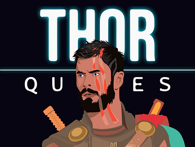 Thor design illustration illustrator vector