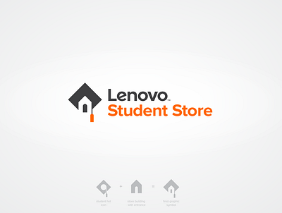 Logo Design for Lenovo™ Student Store Arben Lezi ©2020 branding creative creative design design illustration logo logodesign