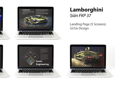Lamborghini - Ui/Ux Design (Landing Page) branding commerce design figma icon illustration lamborghini logo photoshop ui ux web website