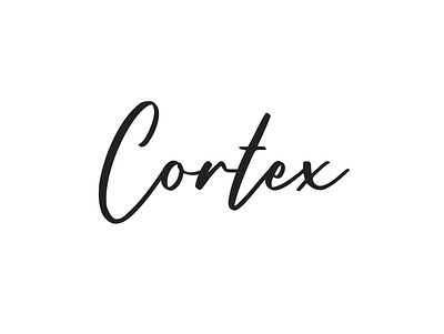 Cortex Logo design illustrator logo logo design typogaphy vector