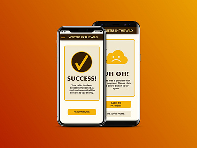 Success/Fail Flash Message dailyui error page iphone x success page ui