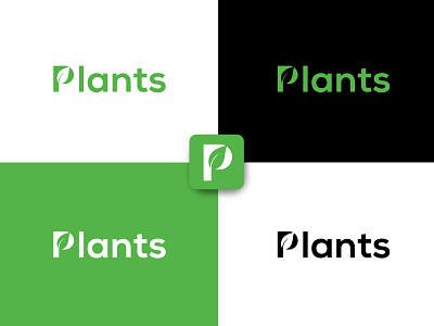 Plants Logo brand logo branding design graphic design green plant logo illustration logo plant nursery logo plant shop logo design plants plants for sale logo vector