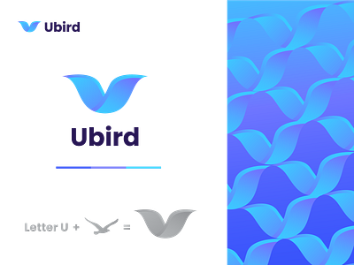 Ubird logo bird brand branding custom logo graphic design icon identity letter u logo logo designer logo mark logodesign mark minimal monogram
