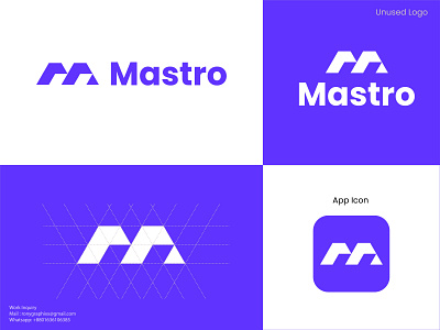 Logo design - Letter M - Unused a b c d e f g h i j k l m n abstract accounting financial blockchain branding crypto cryptocurrency design graphic design lettermark logo logo design logo designer logo mark logos logotype mark modern o p q r s t u v w x y z symbol