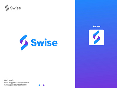 Swise Logo Design Concept a b c d e f g h i j k l m n o p b c f h i j k m p q r u v w y z brand brand identity graphic design icon identity letter mark monogram logo design logo inspirations logo mark logos logotype mark modern logo modern s logo s vector