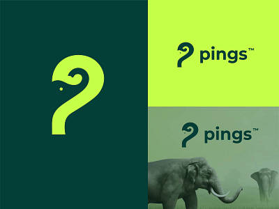 Pings logo design concept