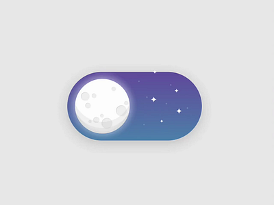 Day/Night mode switch animation app design illustration minimal ui ux vector web