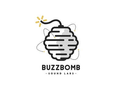 Buzzbomb beehive bees bomb buzzbomb california logo mark punk rock recording studio single weight