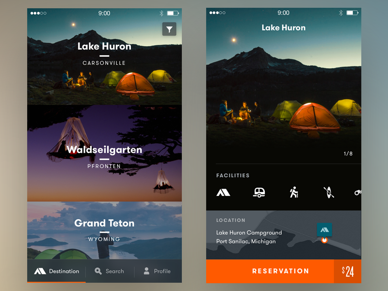 Travel UI Design. Обзор программы креатив. The Camp app Корея. The Camp приложение d[JN. Camping приложение