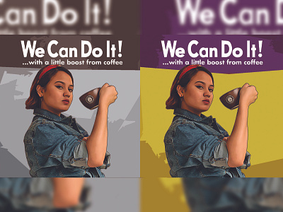 We can do it! International Women's Day design illustration vector