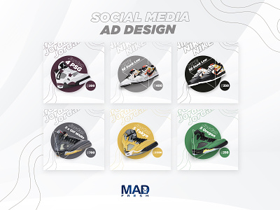 Jordan Sneakers and Nike - Display Ad design ad design ads display ads social media ads social media design