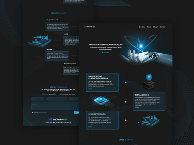 Web UI design for Mawe-co - Digitalization