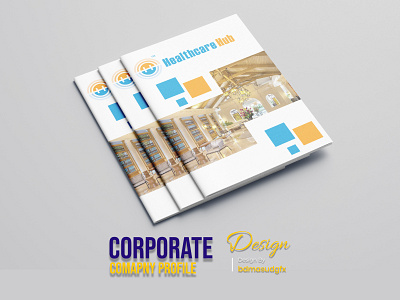 HealthCare print Ready company profile design sale