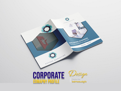 Company Profile Design or Business Brochure tamplate brochure design business flyer corporate flyer flyer designer illustration modern