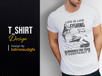 Fishing T-Shirt Design shirt