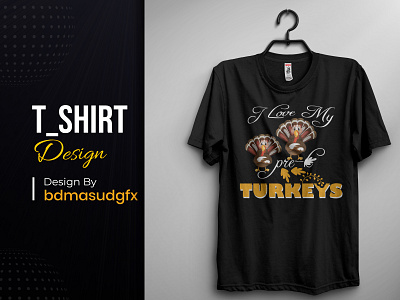 Turkeys Tshirt Design pose