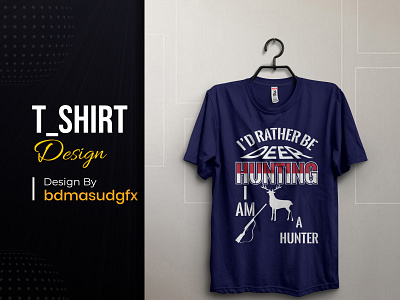 Hunting Deer Tshirt Design template