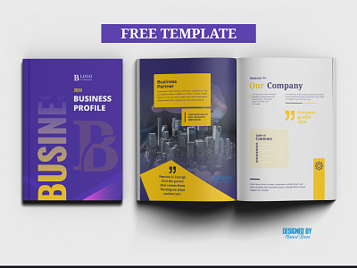 company profile or Annual Report Template