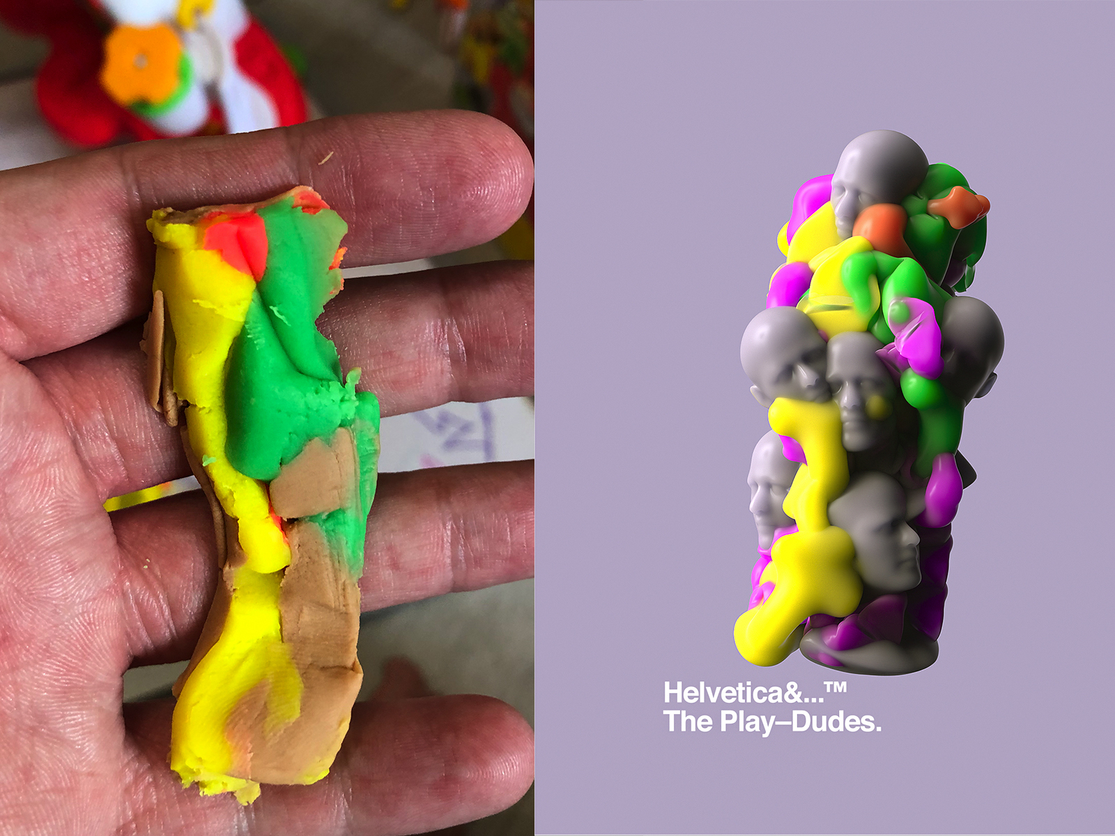 Pinsel Sticker Sc Fingerfarben Play Doh 365 Days to create mit Knete Stiften 