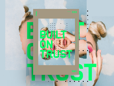Show&Go2020™ 033 | BUILT ON TRUST adobe digital illustrator photoshop poster posterdesign type type art web