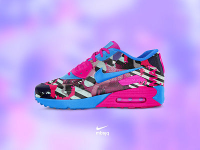 ‘We Can Dream’ Concept | Nike vs mbsjq adobe collage collages concept gradient mbsjq nike nike running nikeair nikeairmax nikey