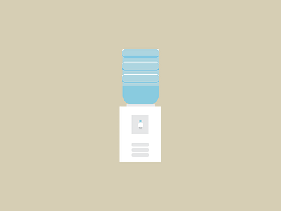 Watercooler illustration 6 agency clean icon illustration vector water