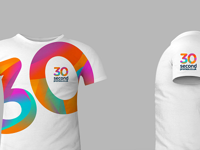 30SP T-shirt concept animation bespoke branding colours gradient icons iconset logo production quintin t shirt tshirt vector video