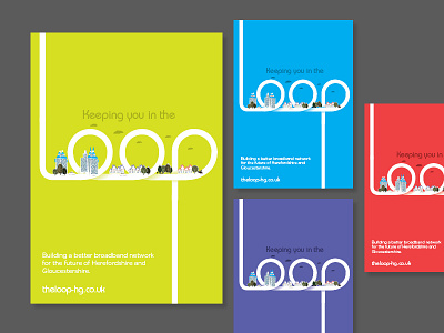 Loop branding / visuals / colour palette brand brand deck branding colour palette concept graphic design identity illustration logo loop print