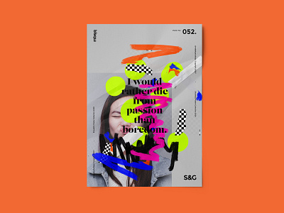 Show&Go2020™ | 052 | Passion abstract adobe adobe photoshop layout mbsjq photoshop poster poster a day poster art type typedesign