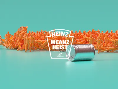 HEINZ MEANZ HEIST | Bean & Gone! animation bakedbeans beans branding c4d cinema4d coronavirus design heinz illustration logo mayhem motion motiondesign octane redshift typeface web