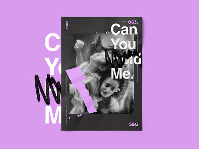 Show&Go2020™ | 063 | Can You Hold Me adobe collage photoshop poster poster a day poster art poster design type typography
